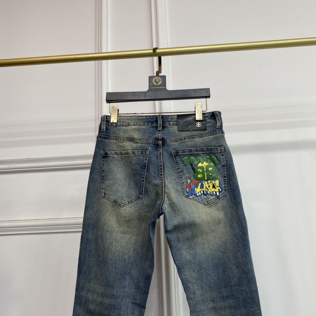Original Water-Washing Jeans with Premium Craftsmanship and Unique Design, Code m-xxl - 图片 4