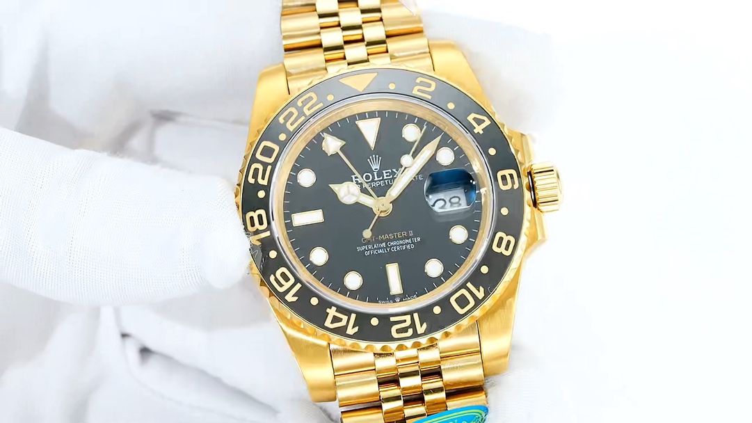 רולקס Rolex Gmt Master שעונים כחול פלטינום לבן גברים