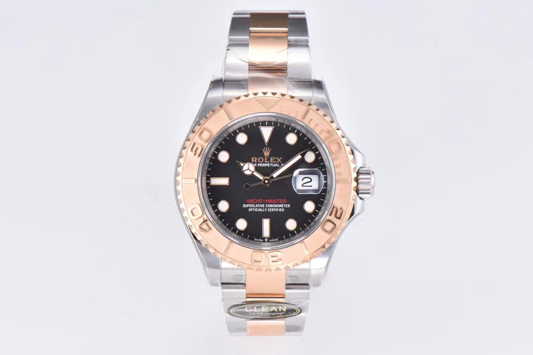 NO:142872,SJ produced factory C Rolex ROLEX yacht series 40mm Mk1, counter-adjustable clock hand, callback calendar, 126621 latest version, new 904L steel belt with no whiteness on the side, high-end customization, full of high-end sense, restore the genuine yacht 40mm series, rose gold, rose gold, coffee plate, rose gold, black plate, PS Black plate is the same as the 126655 40 full rose gold plate that was released before, so I will not make a comparison of the authenticity this time. This time, it is mainly aimed at the authenticity of the rose gold coffee plate. 1. Left/right GEN=Real product  clean=clean factory product 2. Because the color difference of the brown surface appears to be a bit large in the soft box, but in natural light, the similarity is as high as 95, and natural light will be emitted later. 3. The brown surface on the right, the brown surface is slightly lighter than the genuine product. Of course, the characteristic of the radiation pattern disc is that the colors appear under different lights. To be precise, the RGB color value will not be too large in overall deviation. Because the C factory uses the entire radiation pattern dial, such as the water ghost plate, various log plates, and this yacht plate, which involves color radiation patterns, all adopt the PVD electroplating process that is consistent with the authentic product. The advantage is that  It ensures that the color of the shipment will not be different due to different batches. In addition, the coating is thin, so that the sun pattern on the bottom can be clearly seen. However, the cost is high. 4. The ring port is made of electroplated PVD rose gold   anti-fingerprint coating, and the ring port material is also changed to stainless steel, with steel hardness higher than that of ordinary copper. It is also full of effort in processing and cost. 5. The side of the strap is not exposed, with high-end customized quality, atmospheric and high-end, and matched with an all-in-one machine, and can be called back to the calendar!  Check the watch code 031E3869 watch button code E4F, quality assurance S1 exquisitely recommended men's mechanical watch, christian louboutin, rolex19860909SJ出品  C厂 劳力士 ROLEX 游艇系列40mm Mk1 正一体机,逆调时针,可回调日历,126621最新版本,全新904L钢带侧边不露白,高端定制, 满满的高级感,还原正版游艇40mm系列 间玫瑰金 间玫瑰金 咖啡盘 间玫瑰金 黑盘 ps 黑盘和之前出的126655 40全玫瑰金黑盘一样,之前已经拍过真假对比,所以本次就不在做真假对比.这次主要针对间玫瑰金咖啡盘做的真假对比. 1.左侧/右侧 GEN=真品 clean=clean厂产品2.咖啡色面因为在柔光箱中,显得色差有些大,但是在自然光线下,相似程度高达95以上,后面会放出自然光对比.3.右侧咖啡色面,c厂相较于真品而言咖啡色略浅一些,当然了,放射纹盘面的特点就是在不同的光线下呈现出的颜色不一样,准确说,RGB色值在一个基准上,整体就不会有太大的偏差.因为c厂在整个放射纹表盘上,例如水鬼盘,各种日志盘,以及本次游艇盘,涉及到彩色放射纹的,均采用同真品一致的pvd电镀工艺,优点就是 保证出货颜色不会因为批次不同,而色调上产生差异化.另外就是镀层薄,能够清晰看到底面的太阳纹路.但是就是成本高.4.本次圈口采用电镀pvd玫瑰金 防指纹镀膜,圈口材质也一般的黄铜更改为精钢材质,钢硬度高于一般铜材.也是在加工和成本上卯足了劲. 5.表带侧面不露白,高端定制品质,大气上档次,搭配一体机,可回调日历！认准腕表编码031E3869腕表表扣编码E4F,品质保证 S1精致推荐男士机械腕表,,christian louboutin,rolex,Watch