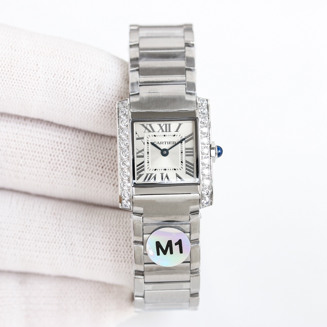 CARTIER TANK Francaise 女士瑞士石英腕表女,手表,cartier 2