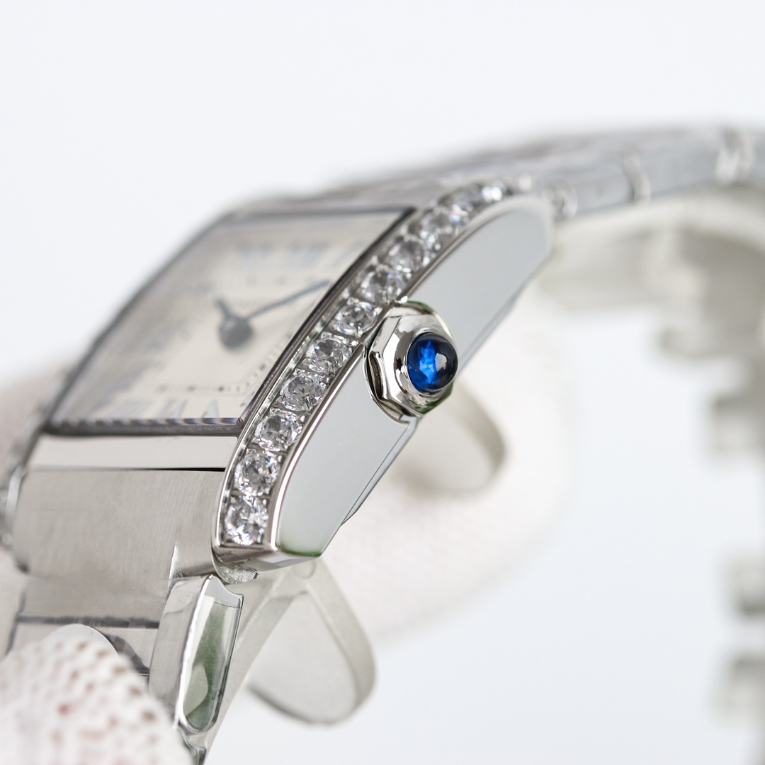 CARTIER TANK Francaise 女士瑞士石英腕表女,手表,cartier 5