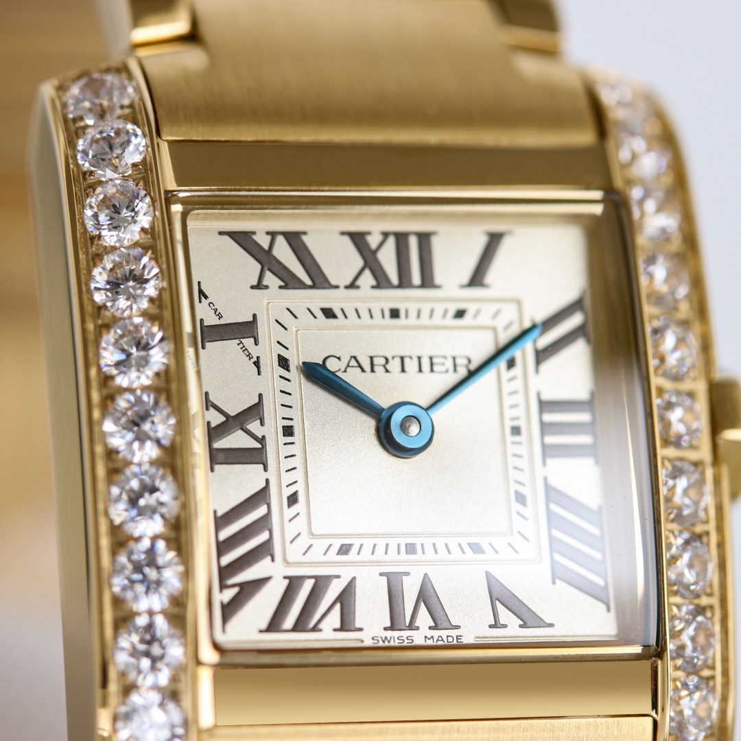 CARTIER TANK Francaise 女士石英腕表女,手表,cartier 4