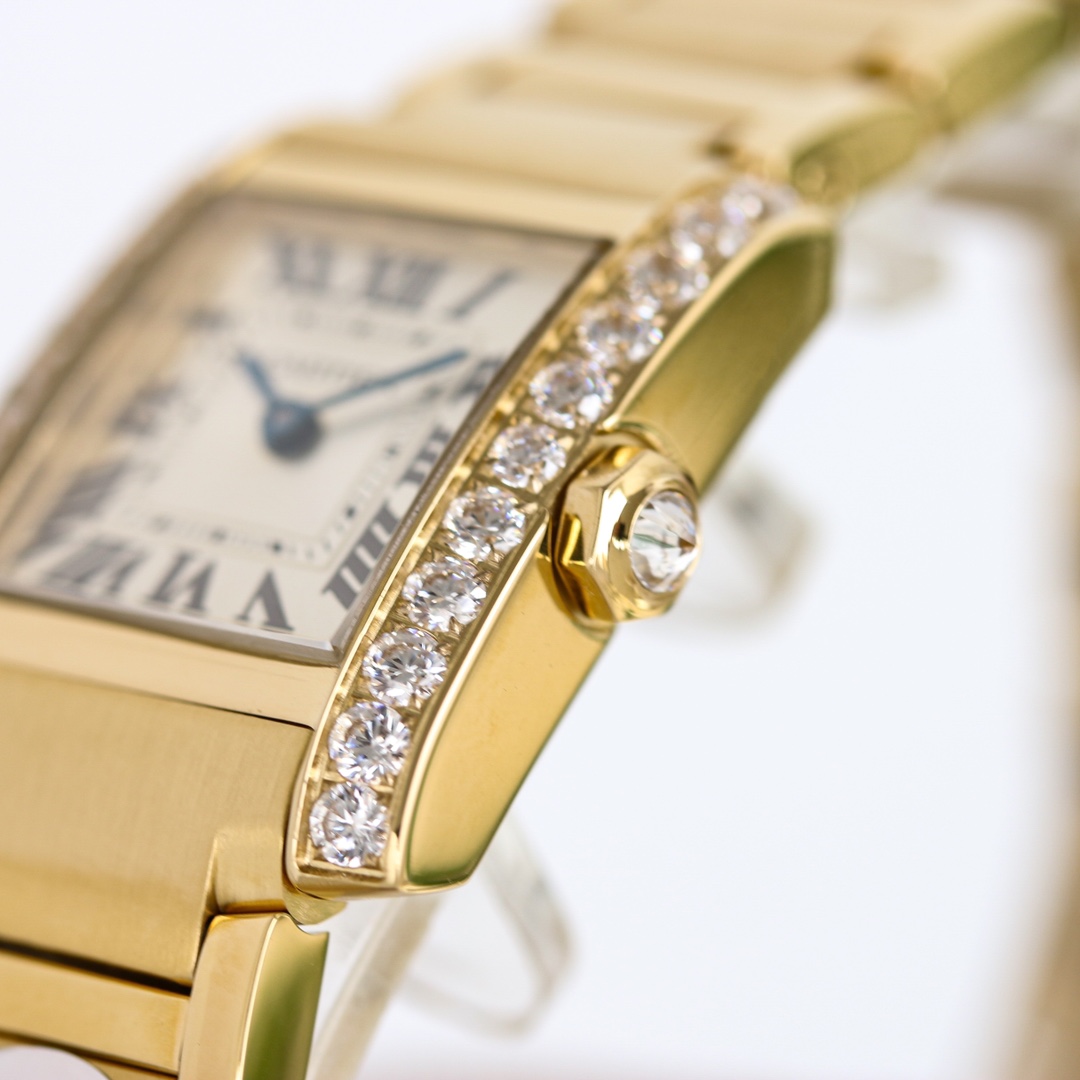 CARTIER TANK Francaise 女士石英腕表女,手表,cartier 6