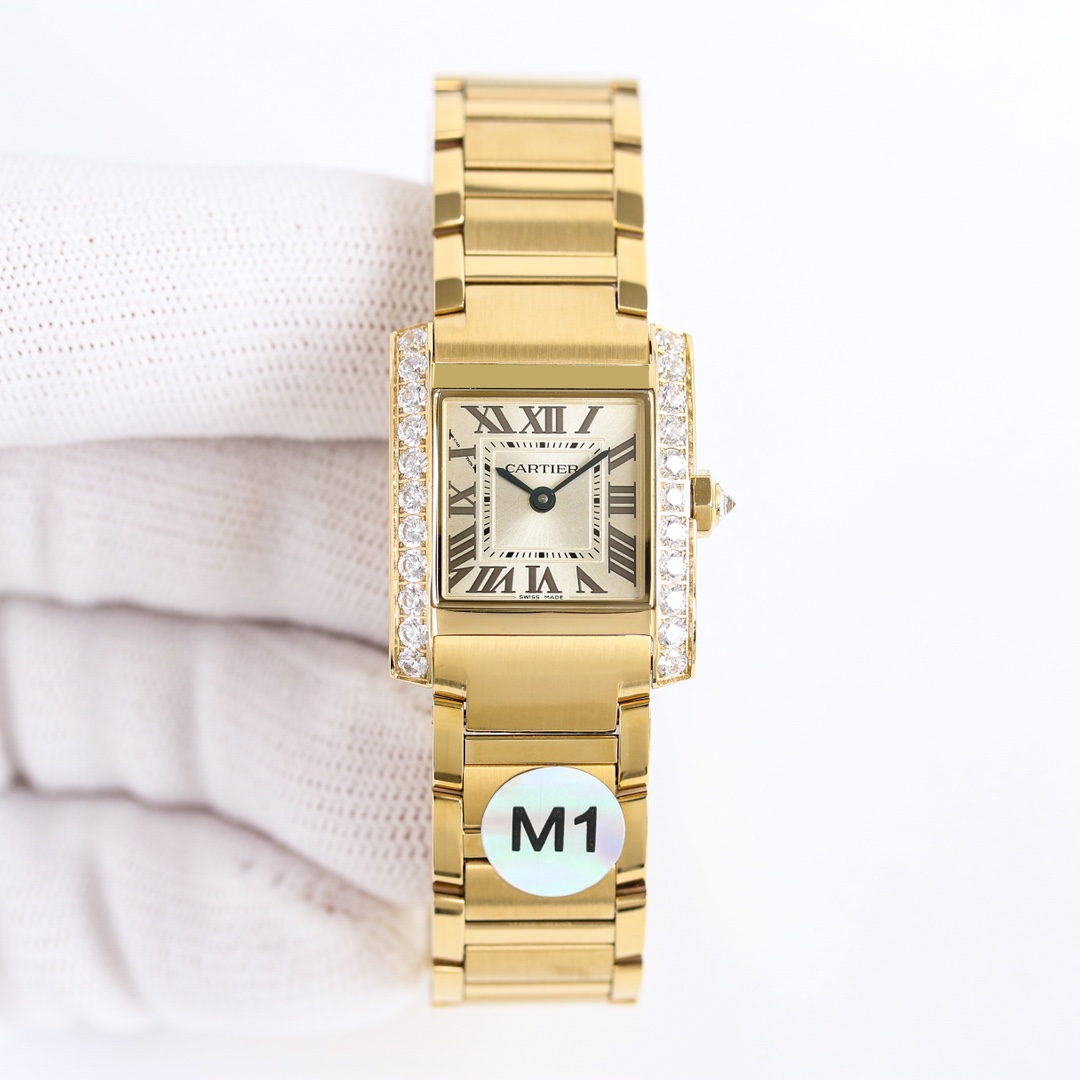 CARTIER TANK Francaise 女士石英腕表女,手表,cartier 2