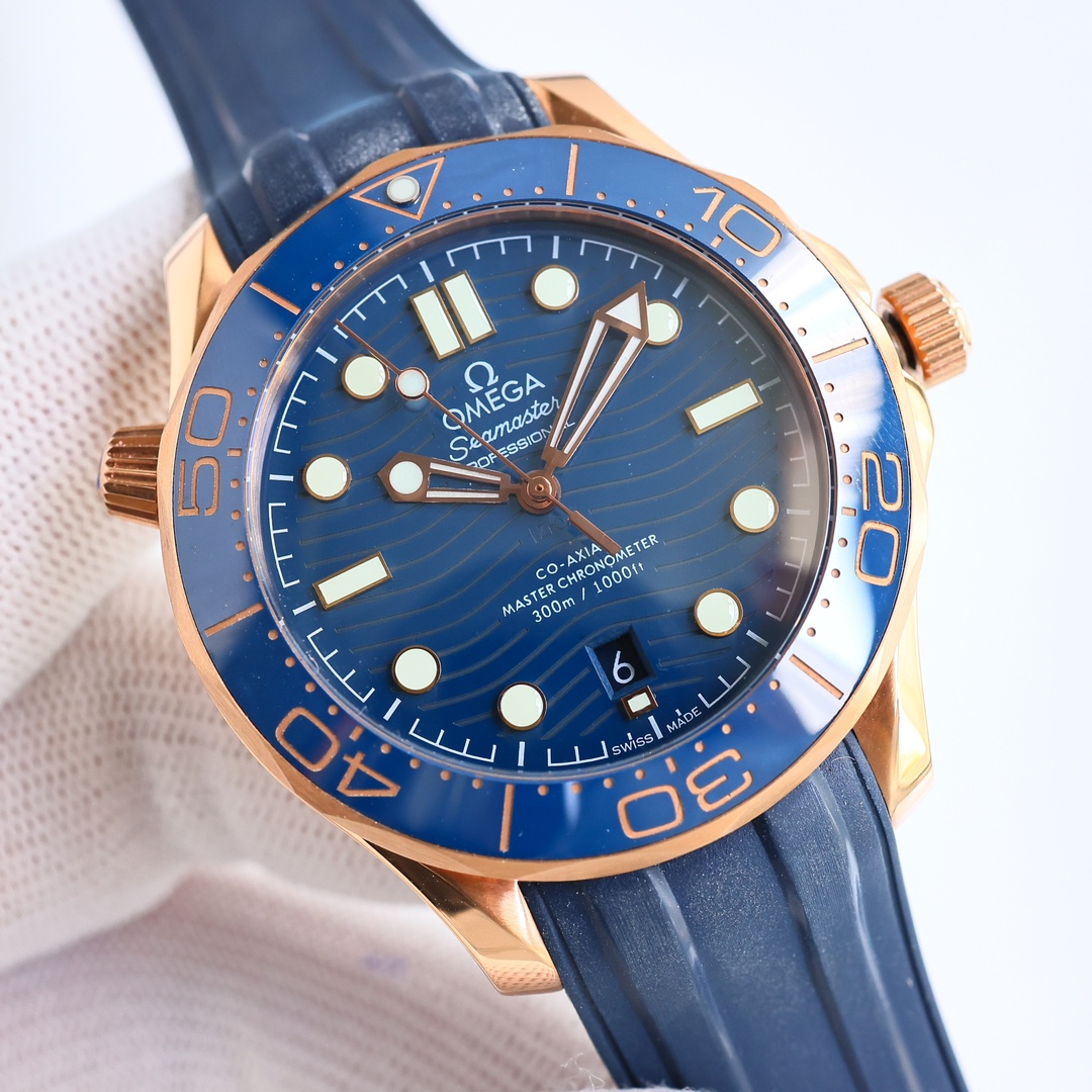 OMEGA Omega Seamaster Reloj Azul Hombres