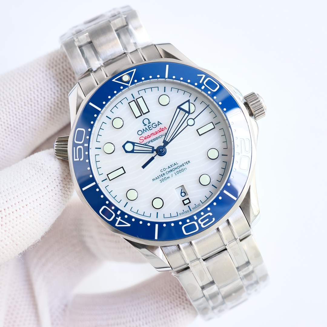 OMEGA Omega Seamaster Reloj Azul Hombres