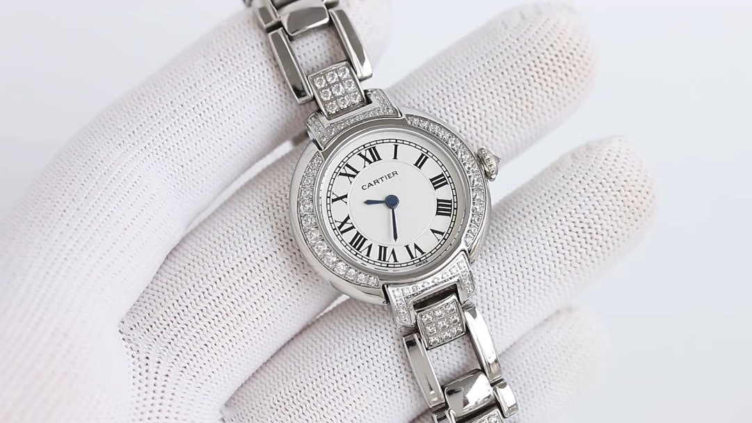 Cartier Reloj Azul Talla Mujeres