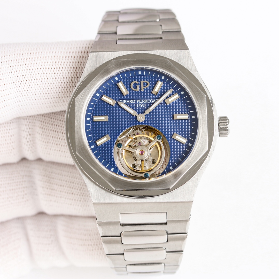 NO:394305,Produced by SJ, the same price of gold and silver, MTF Carnival latest masterpiece, the market's top replica, Girard-Perre-Perre-Perre-King, and watch king Patek Philippe, jointly launched the Middle East version of the super limited edition model, L39 is limited to 68 pieces worldwide, and the first GP real tourbillon mechanical watch is released in the air!  True tourbillon movement, Girard-Perregaux GP Laureato Chronograph Laurel Series Tourbillon watch!  1 'Adhering to tradition and outstanding innovation' took seven years to launch the LAUREATO series 99105-41-232-41A true tourbillon watch!  2 movement custom modified real tourbillon movement!  3 diameter 42 mm!  3 Power reserve 72 hours!  4 glass sapphire glass!  5 straps imported from Italy calfskin!  TF Craftsmanship Masterpiece Welcome your taste!  Three Jie exquisitely recommends men's real flywheel mechanical watch SJ carefully creates super real picture for you, tom ford, girard, patek philippe, cowhide19860909SJ出品 金银同价  MTF 嘉年华最新力作,市场顶级复刻 芝柏 与表王百达翡丽强强联手推出中东版超级限量款, L39 全球仅限68只,GP第一款真陀飞轮机械腕表临空出世！真陀飞轮机芯,Girard-Perregaux 芝.柏GP Laureato Chronograph 桂冠系列陀飞轮腕表！ 1“秉承传统,卓越创新”耗时七年隆重推出芝.柏表LAUREATO系列99105-41-232-41A真陀飞轮腕表！ 2机芯定制改装真陀飞轮机芯！ 3直径42毫米！ 3动力储备72小时！ 4玻璃蓝宝石玻璃！ 5表带意大利进口小牛皮！ TF 匠心力作 欢迎您的品鉴！三杰精致推荐男士真飞轮机械腕表 SJ为你精心打造超真实实物图拍摄,,tom ford,girard,patek philippe,cowhide,Watch