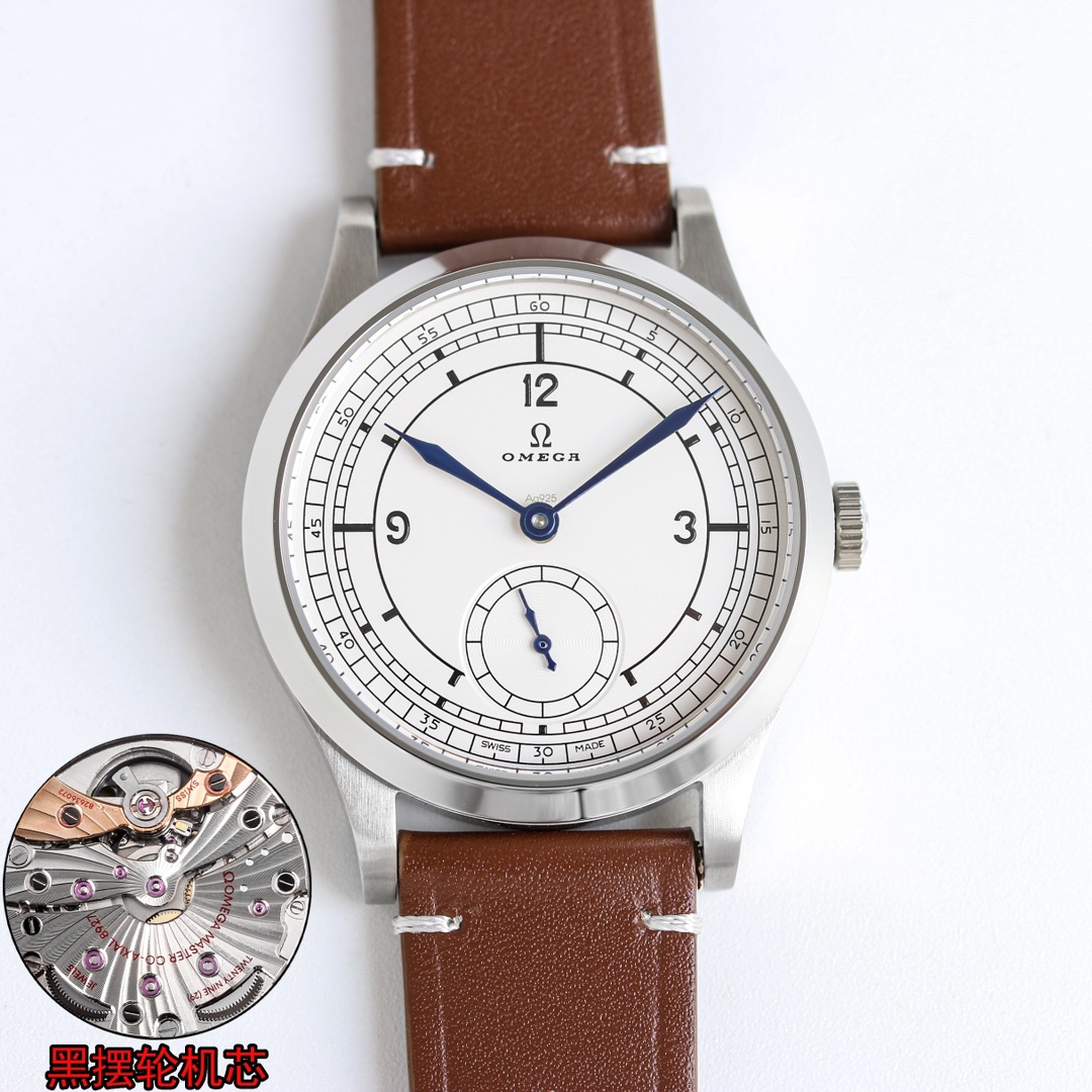 NO:387675,Production from TW, white shell transparent bottom, gold shell dense bottom, TW Factory launched OMEGA PN1 Observatory series, two-and-a-half-needle special series, three-needle manual mechanical watch, the ultimate chronometer watch diameter is 39 mm, purchased the original mold opening overall case is made of bronze and gold, synchronized with original polishing technology. The sapphire mirror is more classy. The center of the dial is decorated with Paris stud texture, showing French elegance. The Omega brand logo adopts a dark gray retro style, and the minute circle and the 6-point small second dial track ring are processed by a more delicate ring drawing process, exquisite and luxurious. In particular, the buckle logo is carved one by one by one by the fine engraving machine, full of three-dimensionality, and truly perfect. The only original mold opening belt buckle in the market, the logo is also exquisitely carved.  The internal is equipped with the Omega 8926 Master Chronometer movement, the double barrel provides up to 72 hours of power, the free-knot design is combined with a coaxial escapement system, and a silicon hairspring, which is accurate, reliable and anti-magnetic. The movement is polished with exquisite Arabic Geneva pattern. The operation of the movement is clearly visible. Welcome to watch friends to appreciate it. Please refer to the best luxury recommendation for gifts, omega19860909TW 出品 白壳透底 金壳密底 TW Factory重磅推出 OMEGA 欧米茄 PN1 天文台系列 两针半 特别系列小三针手动机械 腕表 至臻天文台表径 39毫米,购入原版开模整体表壳采用青铜金材质打造打造,同步原装打磨技术.采用蓝宝石镜面更显档次 腕表表盘中央饰有巴黎饰钉纹理,尽显法式优雅,欧米茄品牌标识采用深灰色的复古风格,分钟圈和6点位的小秒盘轨道圈经更加细腻的环形拉丝工艺处理,精致奢华.尤其扣面标志是精雕机一个个雕刻出来,立体感十足,真正做到了完美. 市场唯一原装开模皮带 表扣.标志同样是精雕出来的. 内部搭载欧米茄8926至臻天文台机芯,双发条盒提供长达72小时动力,无卡度设计搭配同轴擒纵系统,以及硅游丝,精准可靠又防磁.机芯打磨有精美的阿拉伯风格日内瓦纹.机芯的运转美态清晰可见.欢迎广大表友品鉴.送礼最佳奢华推荐请认准TW独家品质,,omega,Watch