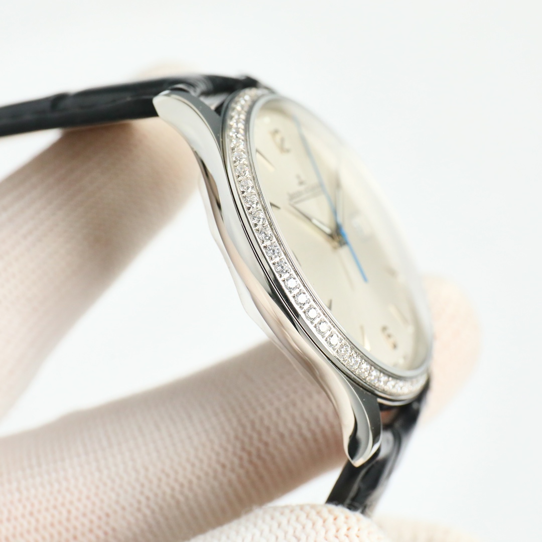 White Shell 2415 Gold Shell: Jack JL Master’s Super Thin Series Mechanical Wristwatch. - 图片 6