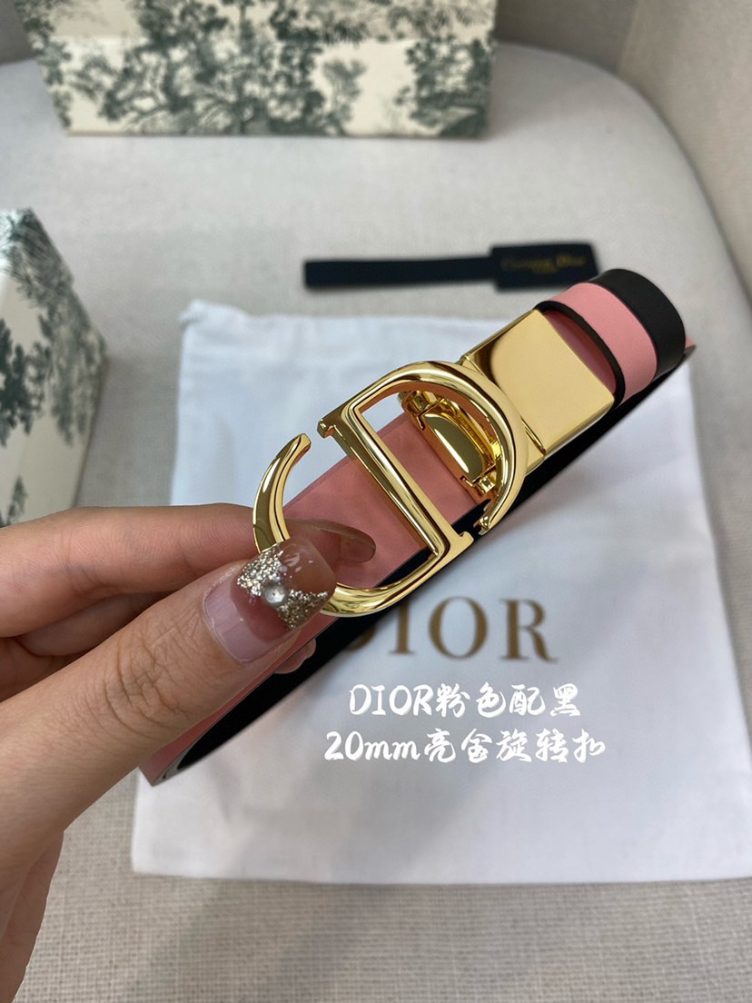dior迪奧新款💫官網系列 明星走秀款 全力打造精緻優雅心備佳品，五金採用精湛的處理工藝，進口貴族牛皮 適用百搭腰飾裙帶
