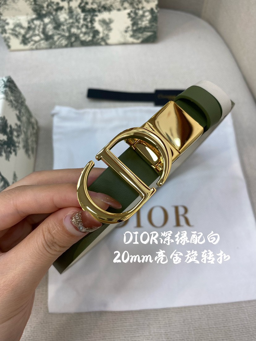 dior迪奧新款💫官網系列 明星走秀款 全力打造精緻優雅心備佳品，五金採用精湛的處理工藝，進口貴族牛皮 適用百搭腰飾裙帶
