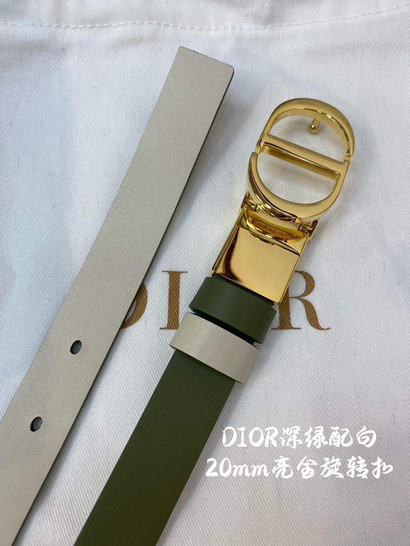 dior迪奧新款💫官網系列 明星走秀款 全力打造精緻優雅心備佳品，五金採用精湛的處理工藝，進口貴族牛皮 適用百搭腰飾裙帶