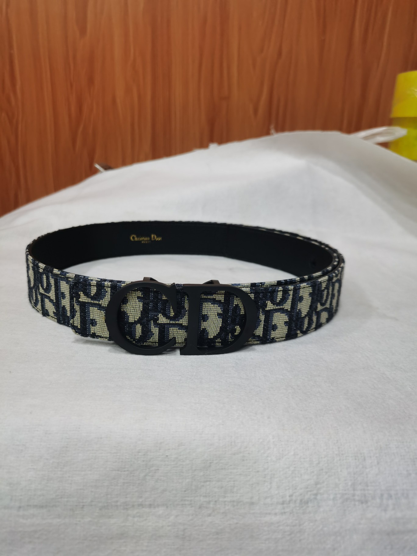 爆款男士迪奥，马鞍皮带 宽度3.5