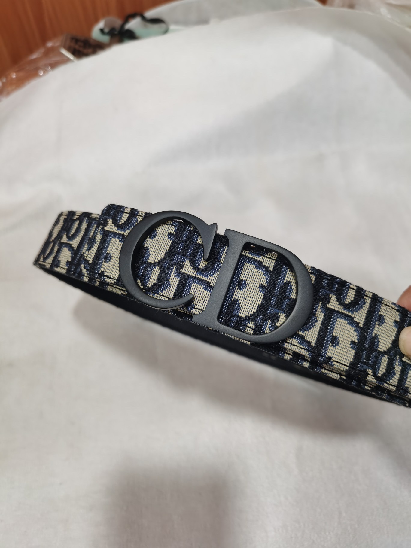 爆款男士迪奥，马鞍皮带 宽度3.5