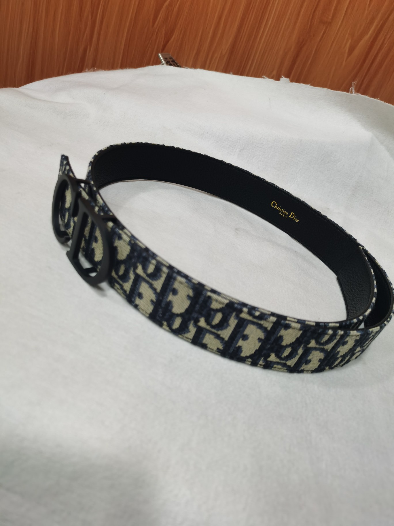 爆款男士迪奥，马鞍皮带 宽度3.5