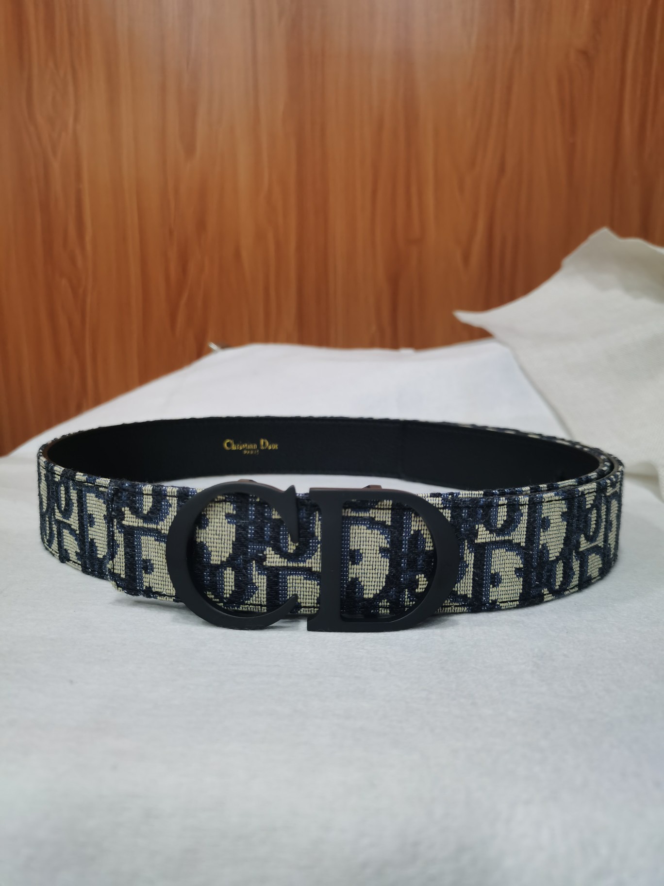 爆款男士迪奥，马鞍皮带 宽度3.5