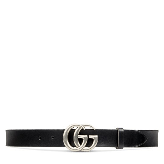 古驰 整张牛皮腰带 宽度3.8