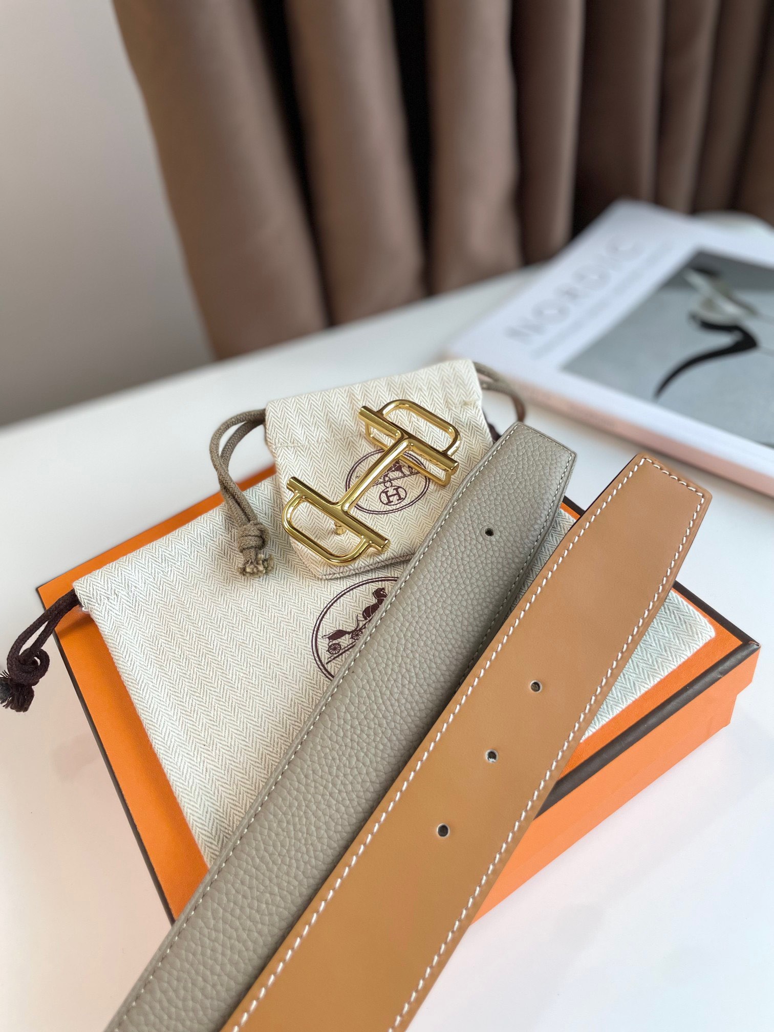 爱马仕Hermes-ROYAL BELT BUCKLE & REVERSIBLE LEATHER STR