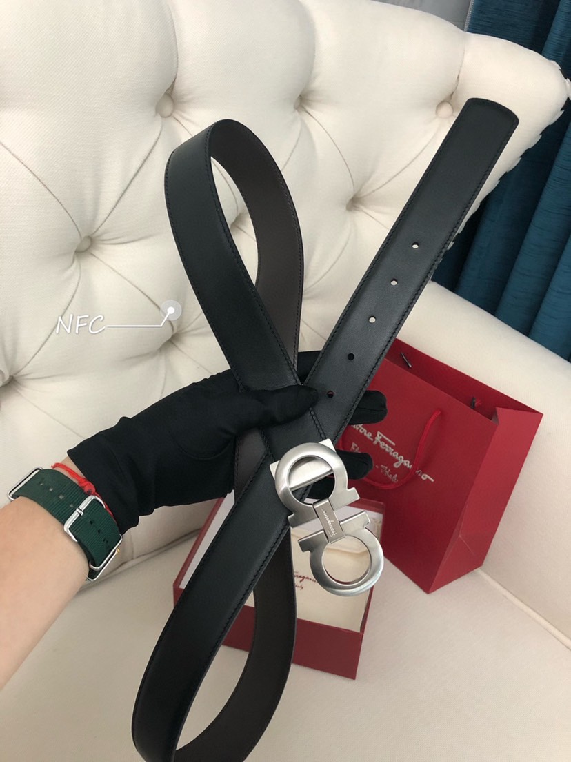 菲拉格慕 ferragamo 代购原单腰带，特殊渠道正品工厂代工，商务时尚百搭，宽度3.5cm