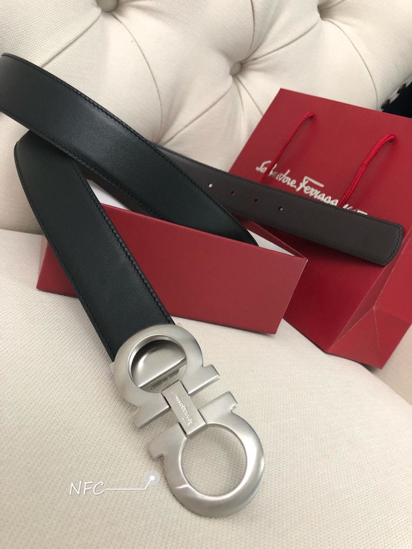 菲拉格慕 ferragamo 代购原单腰带，特殊渠道正品工厂代工，商务时尚百搭，宽度3.5cm