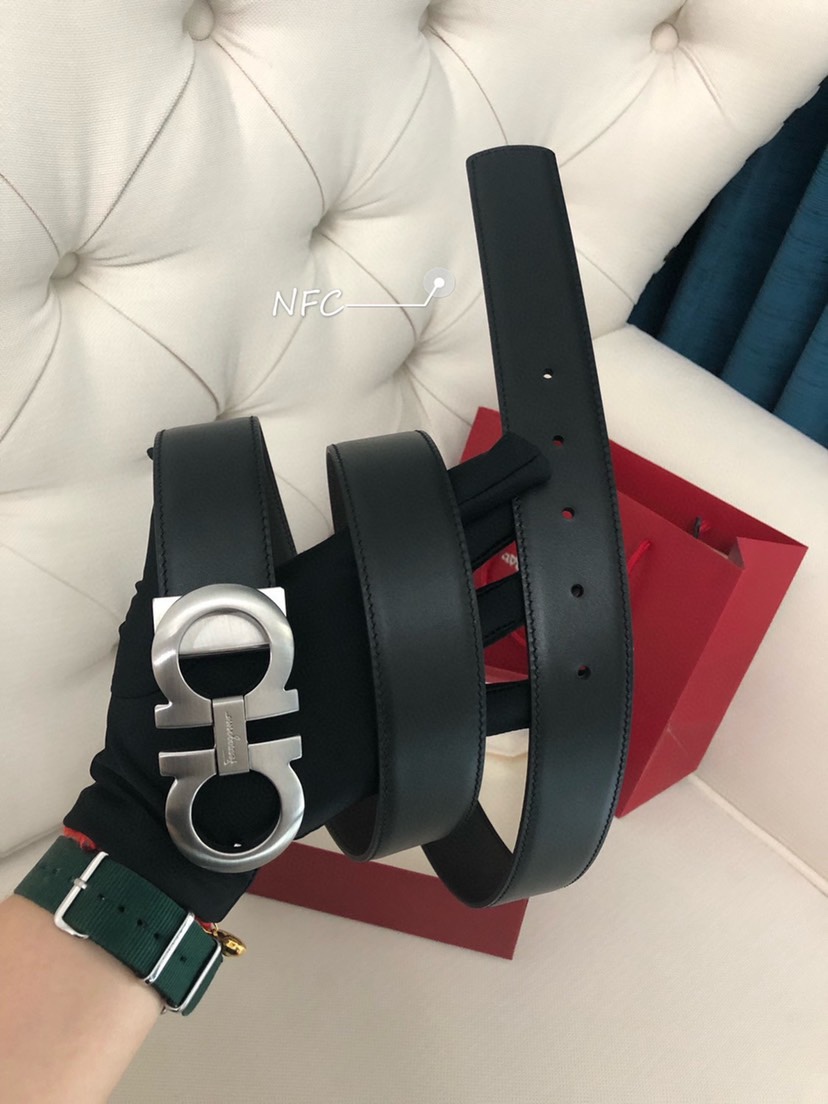 菲拉格慕 ferragamo 代购原单腰带，特殊渠道正品工厂代工，商务时尚百搭，宽度3.5cm