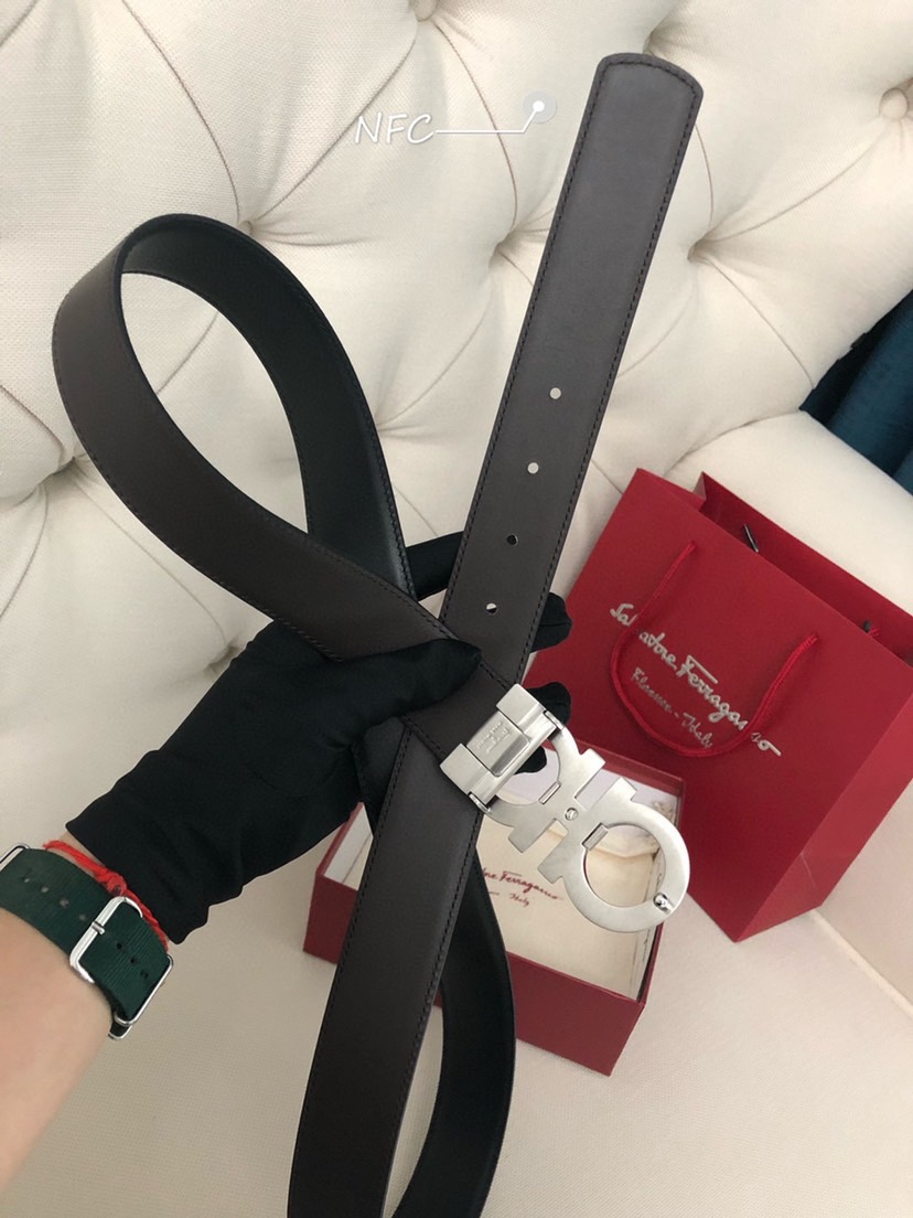 菲拉格慕 ferragamo 代购原单腰带，特殊渠道正品工厂代工，商务时尚百搭，宽度3.5cm