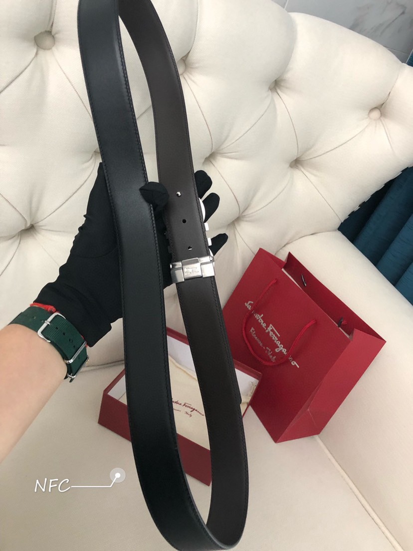 菲拉格慕 ferragamo 代购原单腰带，特殊渠道正品工厂代工，商务时尚百搭，宽度3.5cm