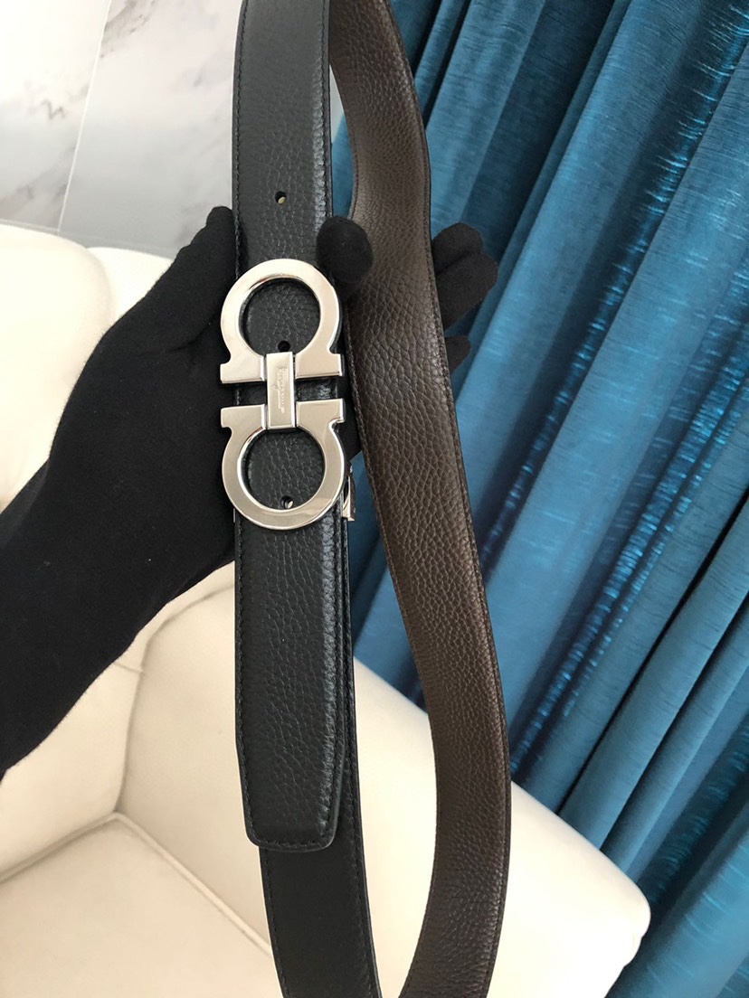 菲拉格慕 ferragamo 代购原单腰带，特殊渠道正品工厂代工，商务时尚百搭，宽度3.5cm