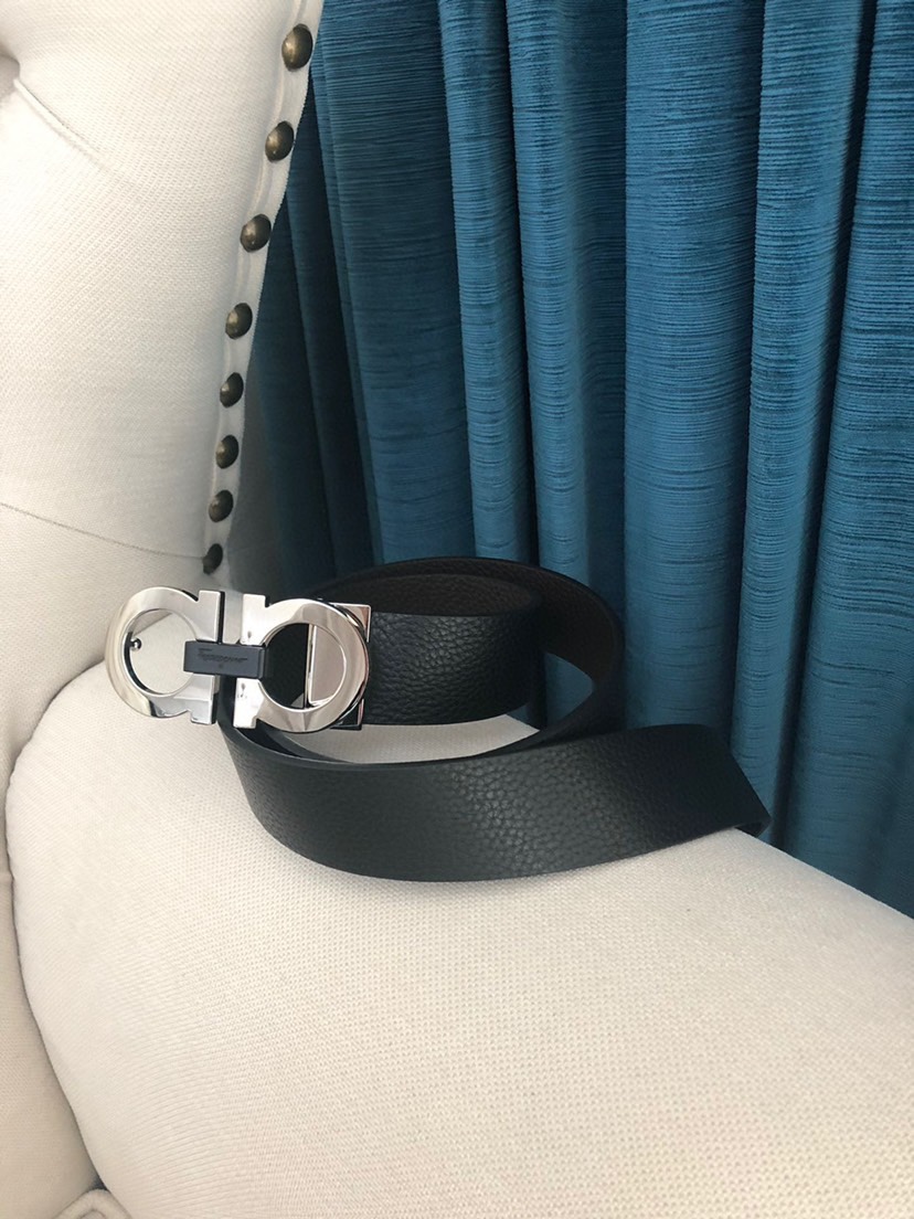 菲拉格慕 ferragamo 代购原单腰带，特殊渠道正品工厂代工，商务时尚百搭，宽度3.5cm