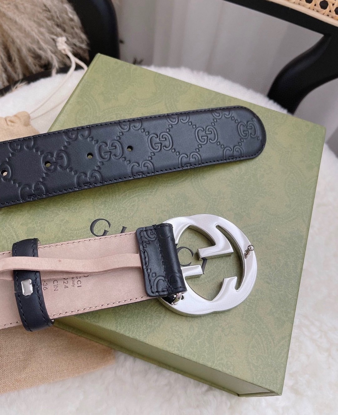 古驰经典爆款 男士宽度3.8