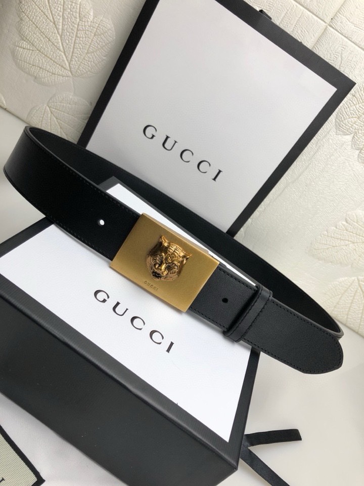 古驰3.8cm，双面顶级进口小牛皮，手感柔软舒适，搭配纯铜仿古扣，款式简单百搭，
