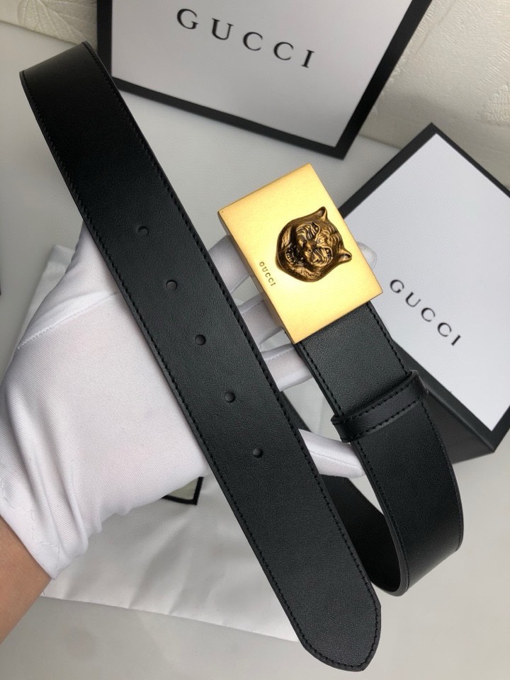 古驰3.8cm，双面顶级进口小牛皮，手感柔软舒适，搭配纯铜仿古扣，款式简单百搭，