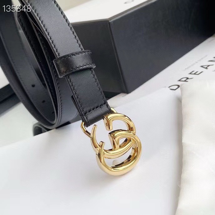 古驰Gucci✨💫  马卡龙色系. 2.0cm精品  双面小牛皮腰带经典款.