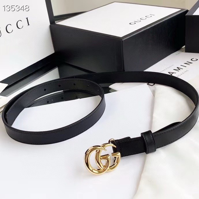 古驰Gucci✨💫  马卡龙色系. 2.0cm精品  双面小牛皮腰带经典款.