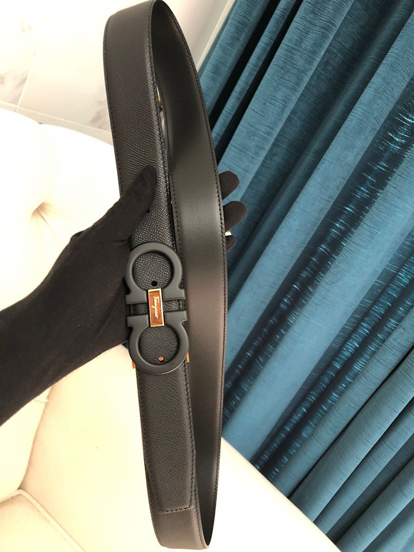 菲拉格慕 ferragamo 代购原单腰带，特殊渠道正品工厂代工，商务时尚百搭，宽度3.5cm