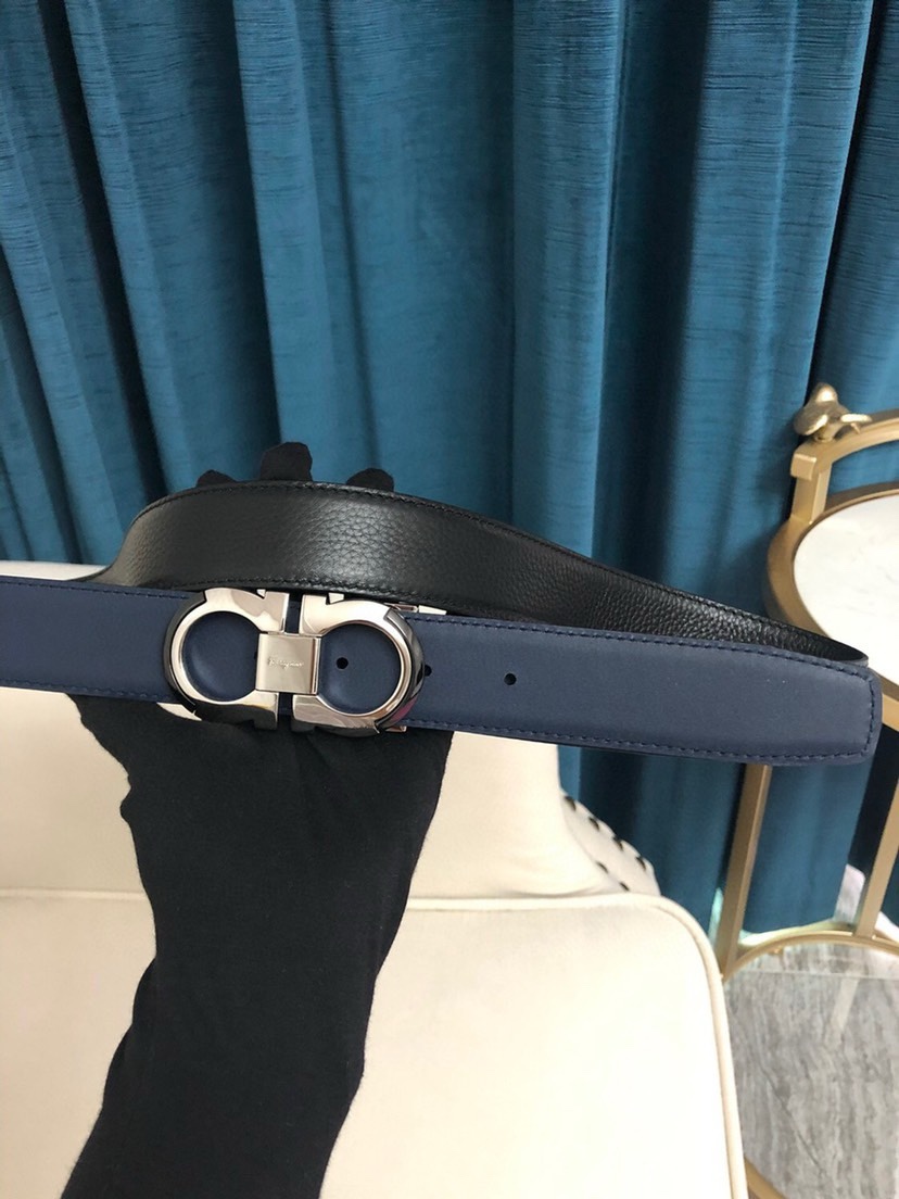 菲拉格慕 ferragamo 代购原单腰带，特殊渠道正品工厂代工，商务时尚百搭，宽度3.5cm