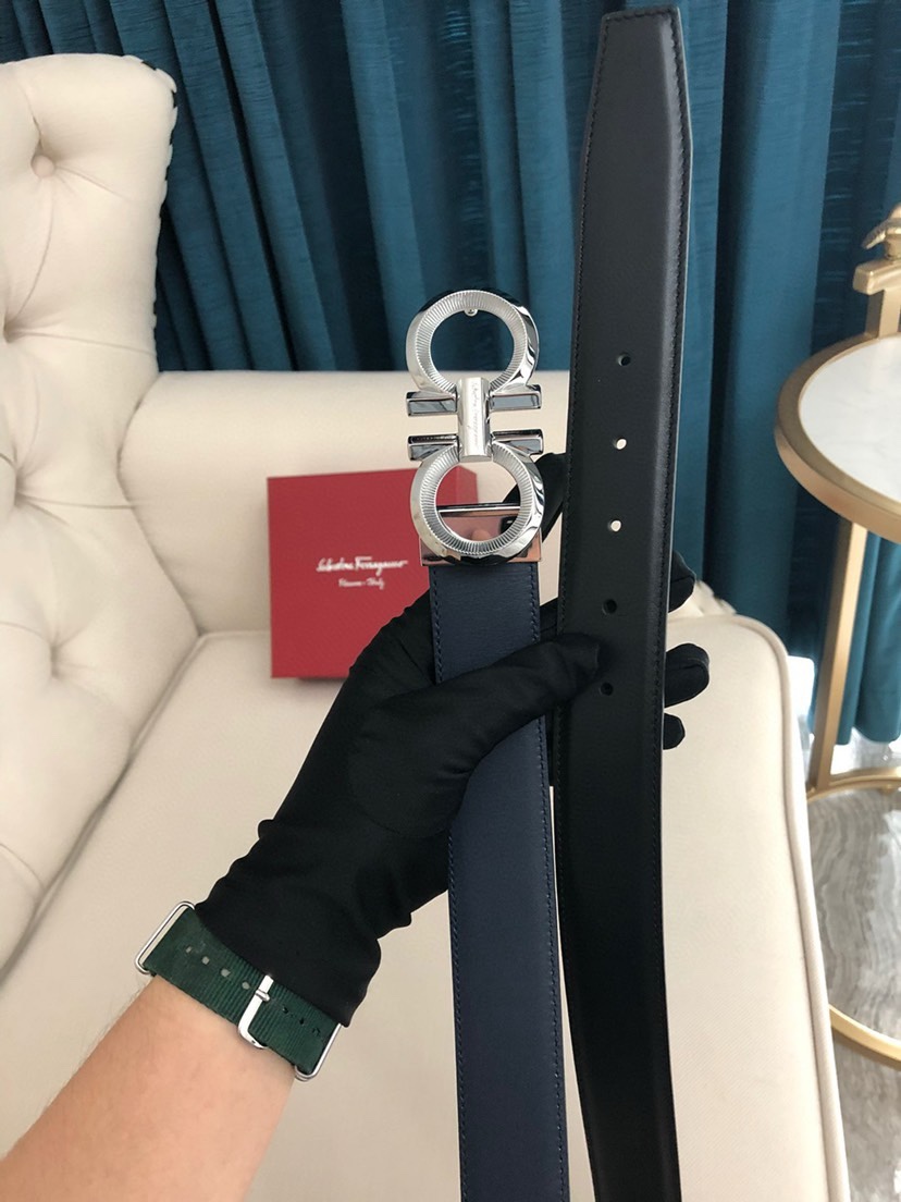 菲拉格慕 ferragamo 代购原单腰带，特殊渠道正品工厂代工，商务时尚百搭，宽度3.5cm