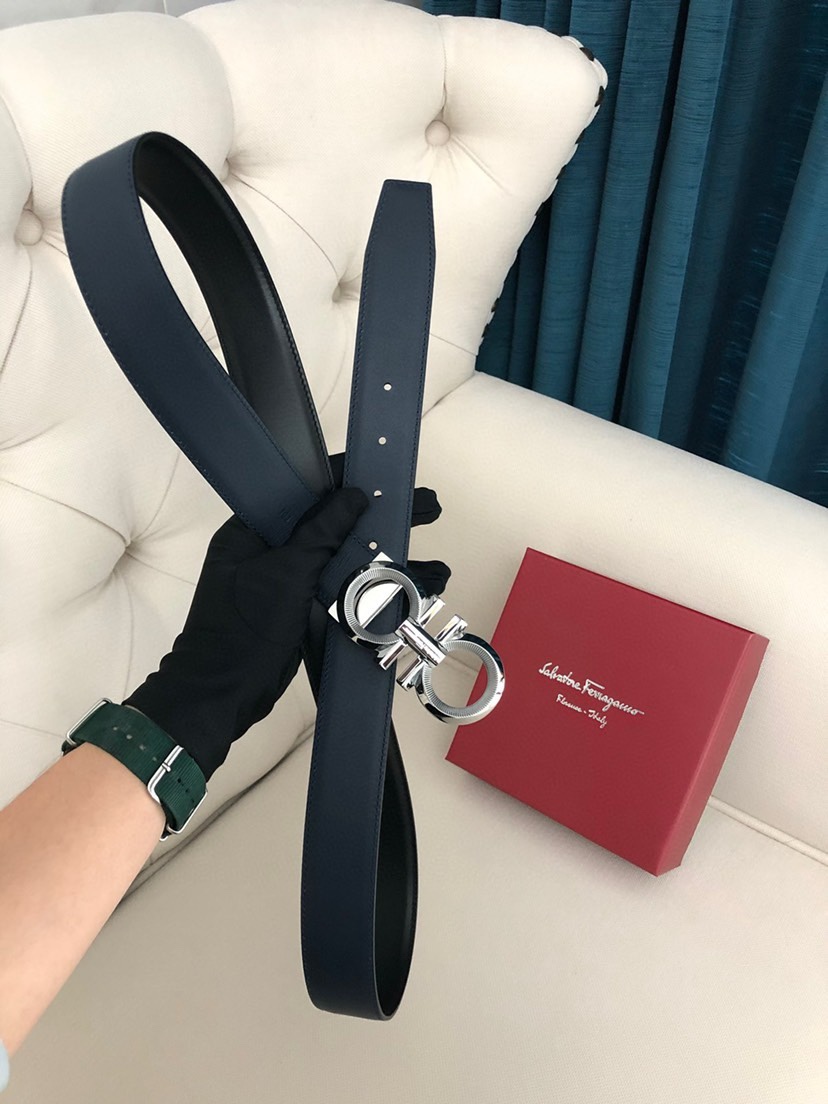 菲拉格慕 ferragamo 代购原单腰带，特殊渠道正品工厂代工，商务时尚百搭，宽度3.5cm