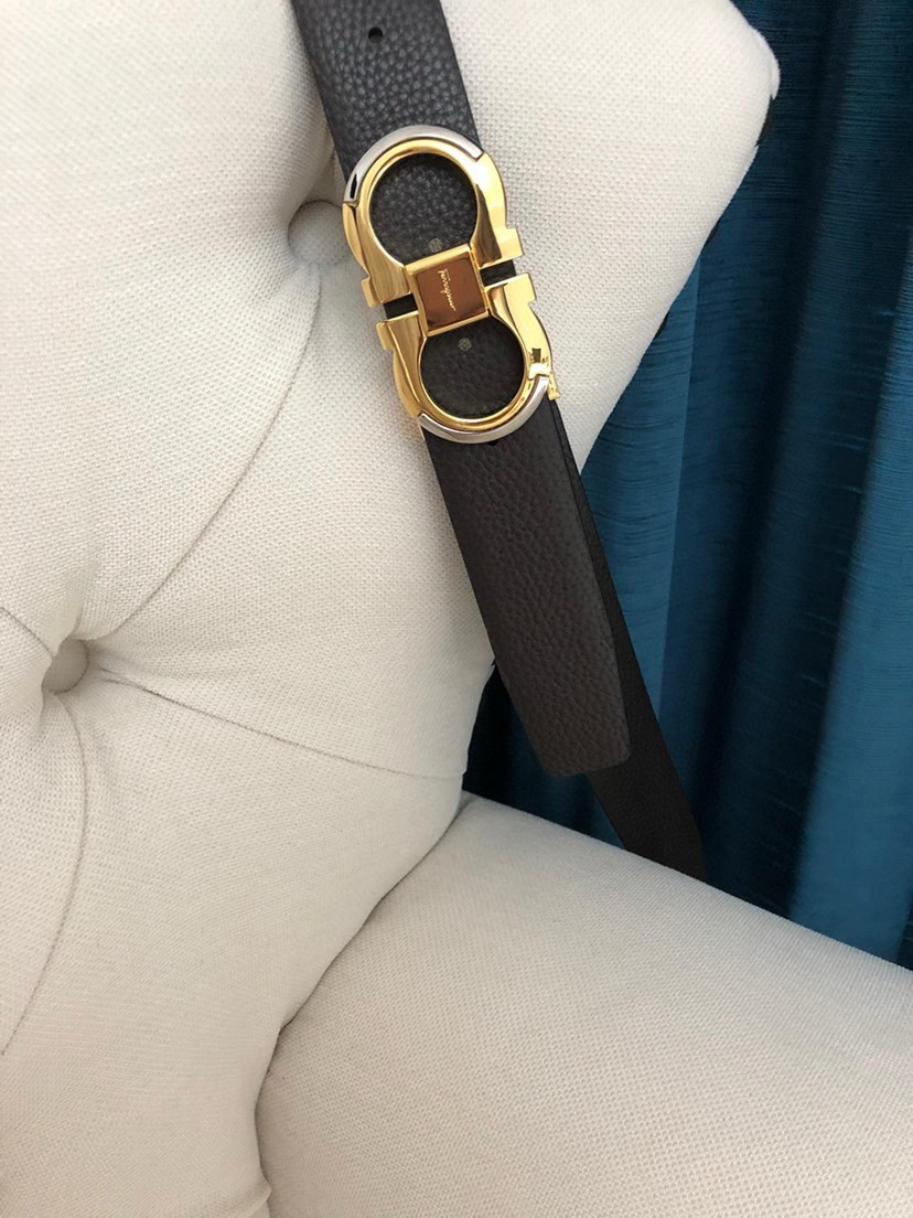 菲拉格慕 ferragamo 代购原单腰带，特殊渠道正品工厂代工，商务时尚百搭，宽度3.5cm
