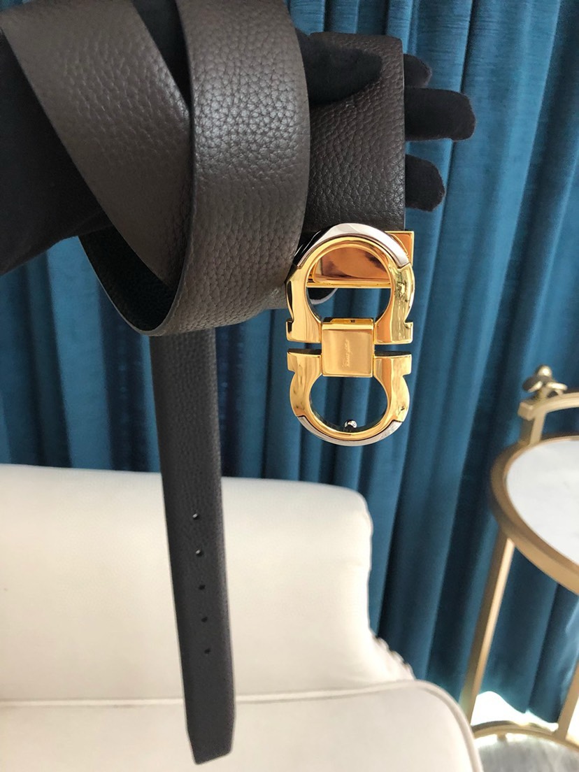 菲拉格慕 ferragamo 代购原单腰带，特殊渠道正品工厂代工，商务时尚百搭，宽度3.5cm