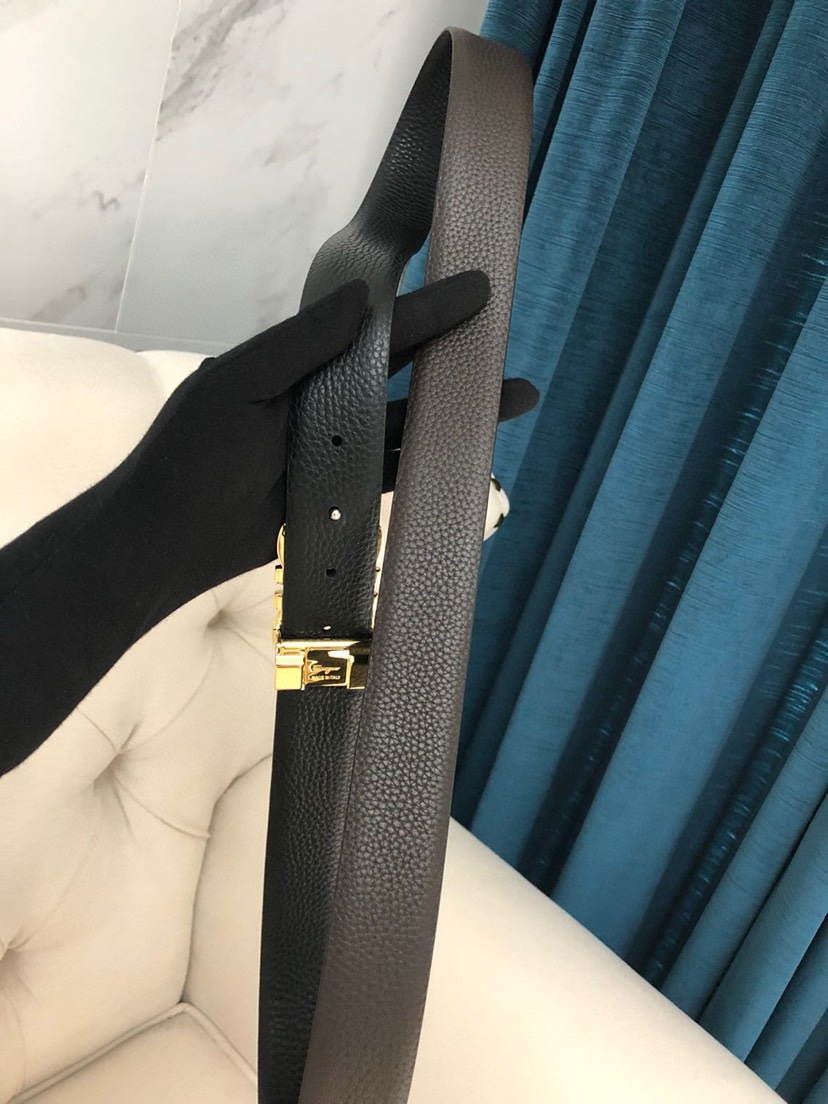 菲拉格慕 ferragamo 代购原单腰带，特殊渠道正品工厂代工，商务时尚百搭，宽度3.5cm