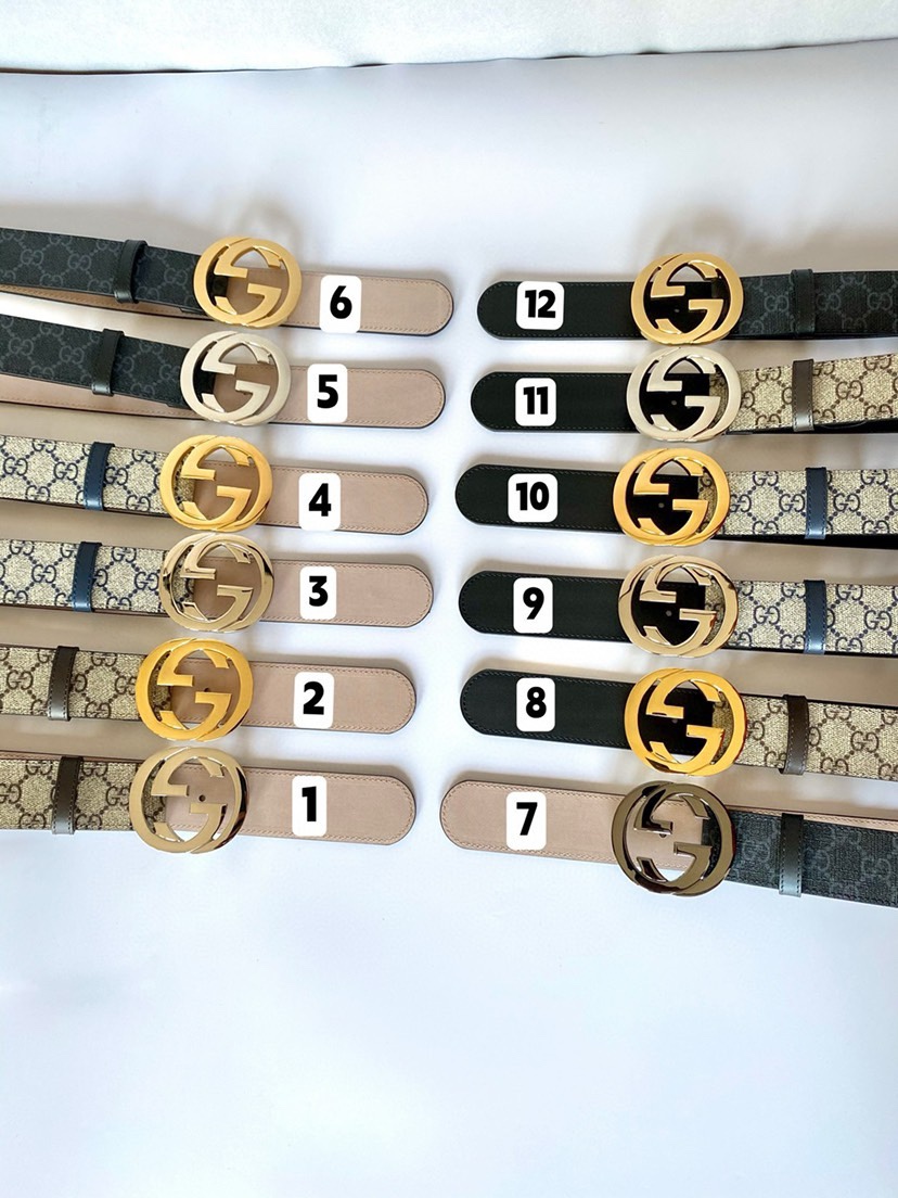 配全套包装原单货Gucci 古琦经典Sueme帆布腰带 原版面料手感凹凸质感十足（非市场普通货） 进口树