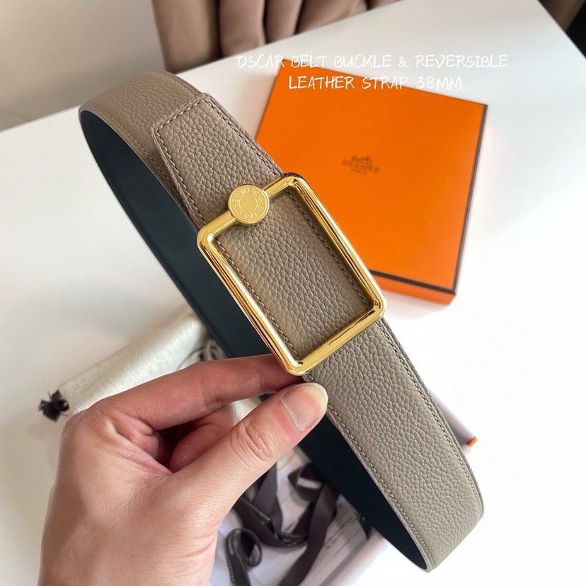 爱马仕官网同步 Hermes-OSCAR BELT BUCKLE & REVERSIBLE LEATHE