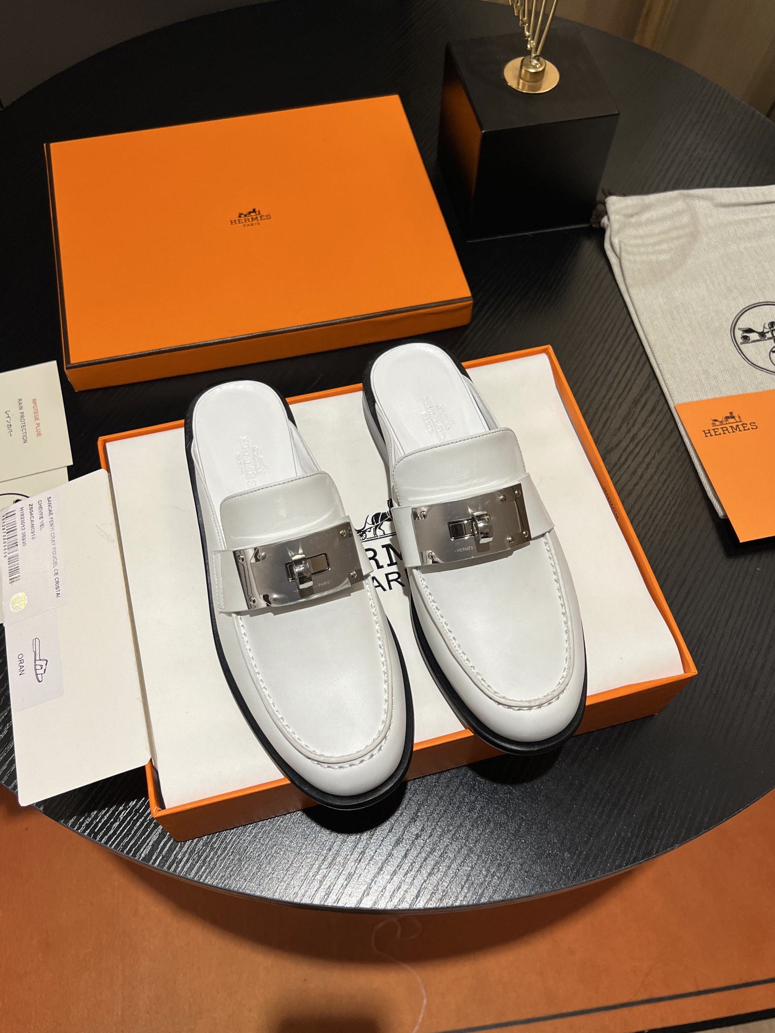 The Best
 Hermes Shoes Half Slippers Calfskin Cowhide Sheepskin