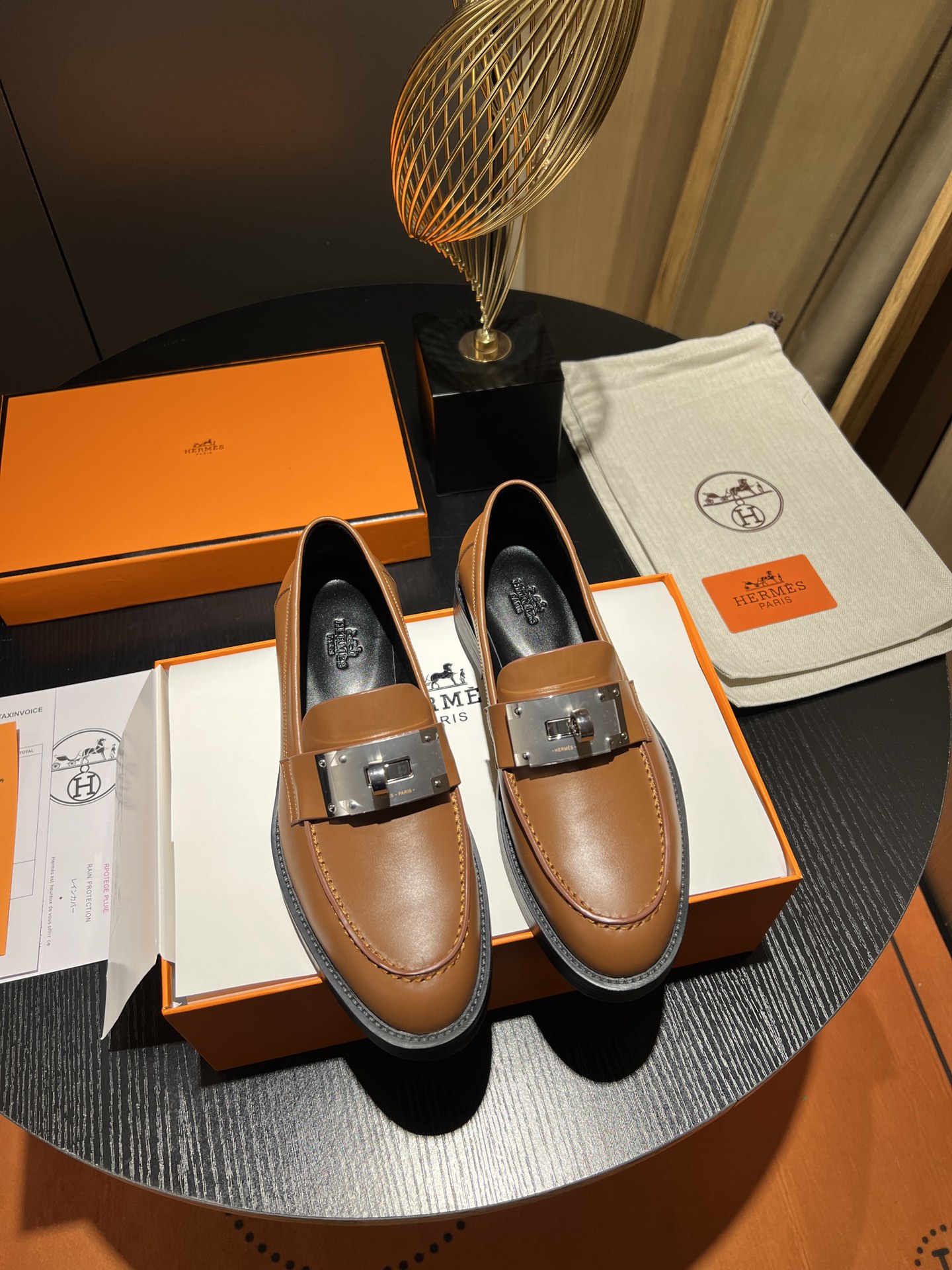 Online Store
 Hermes Shoes Loafers Calfskin Cowhide Sheepskin