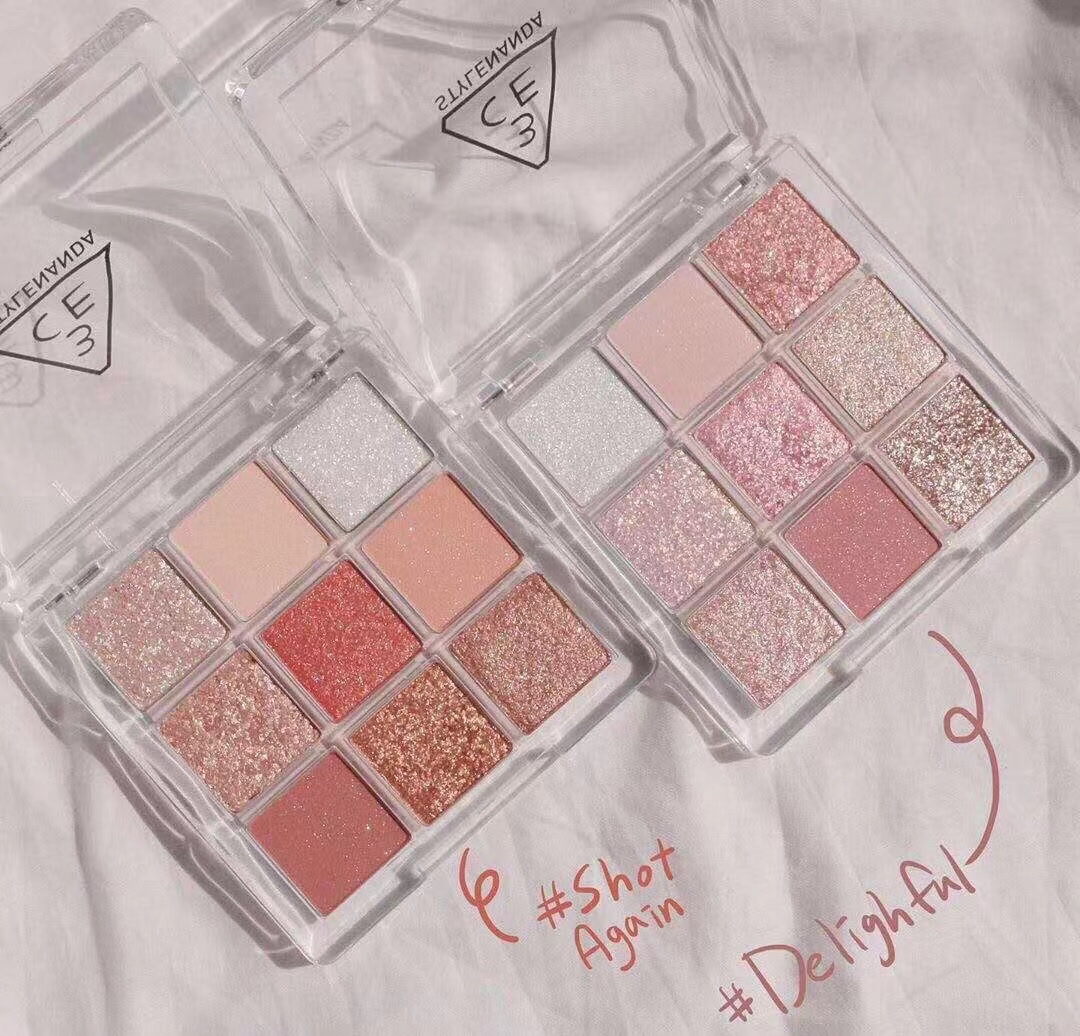 3CE Stylenanda Delightful Eye Color Palette, Rose Pink, 9-Pan Eyeshadow Palette 7 i1708579061 9704 6