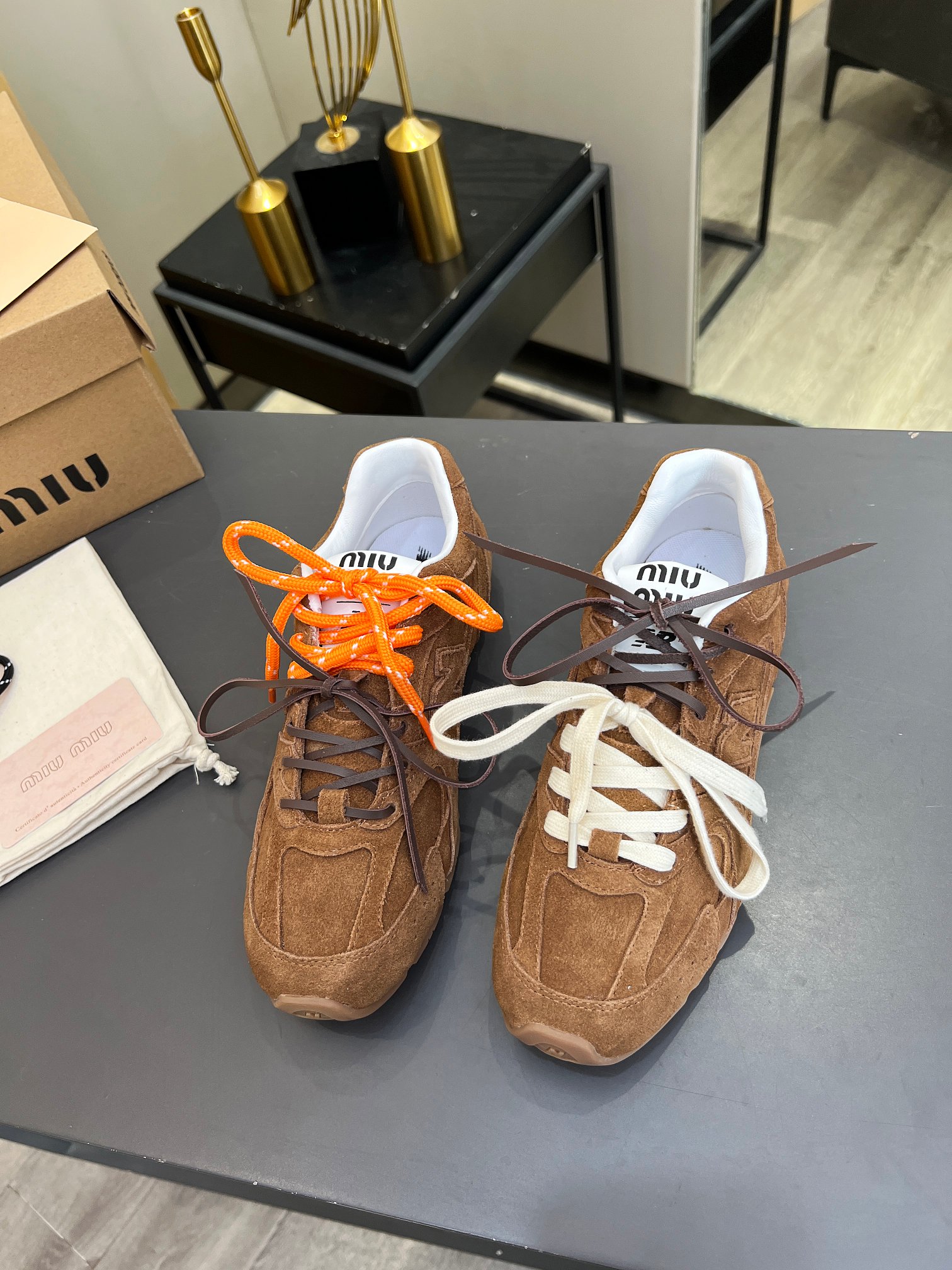 Miu Miu x New Balance 530 Suede Sneakers - Stylish & Comfortable 5 a1711454652310 5403