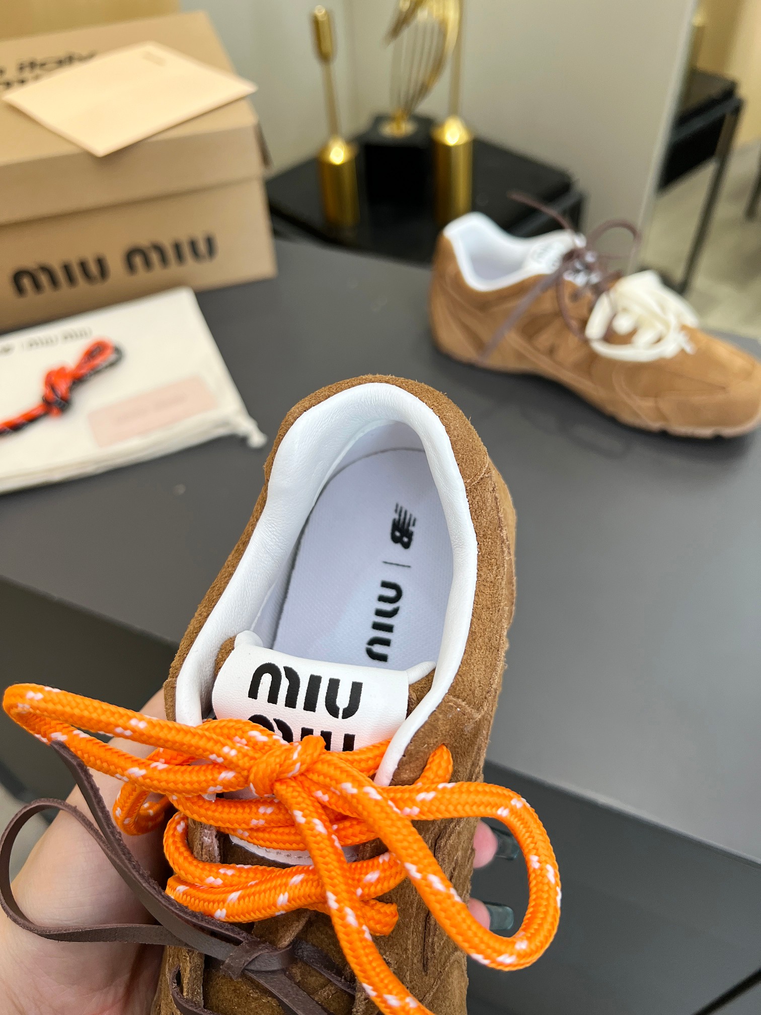 Miu Miu x New Balance 530 Suede Sneakers - Stylish & Comfortable 8 a1711454662327 3426