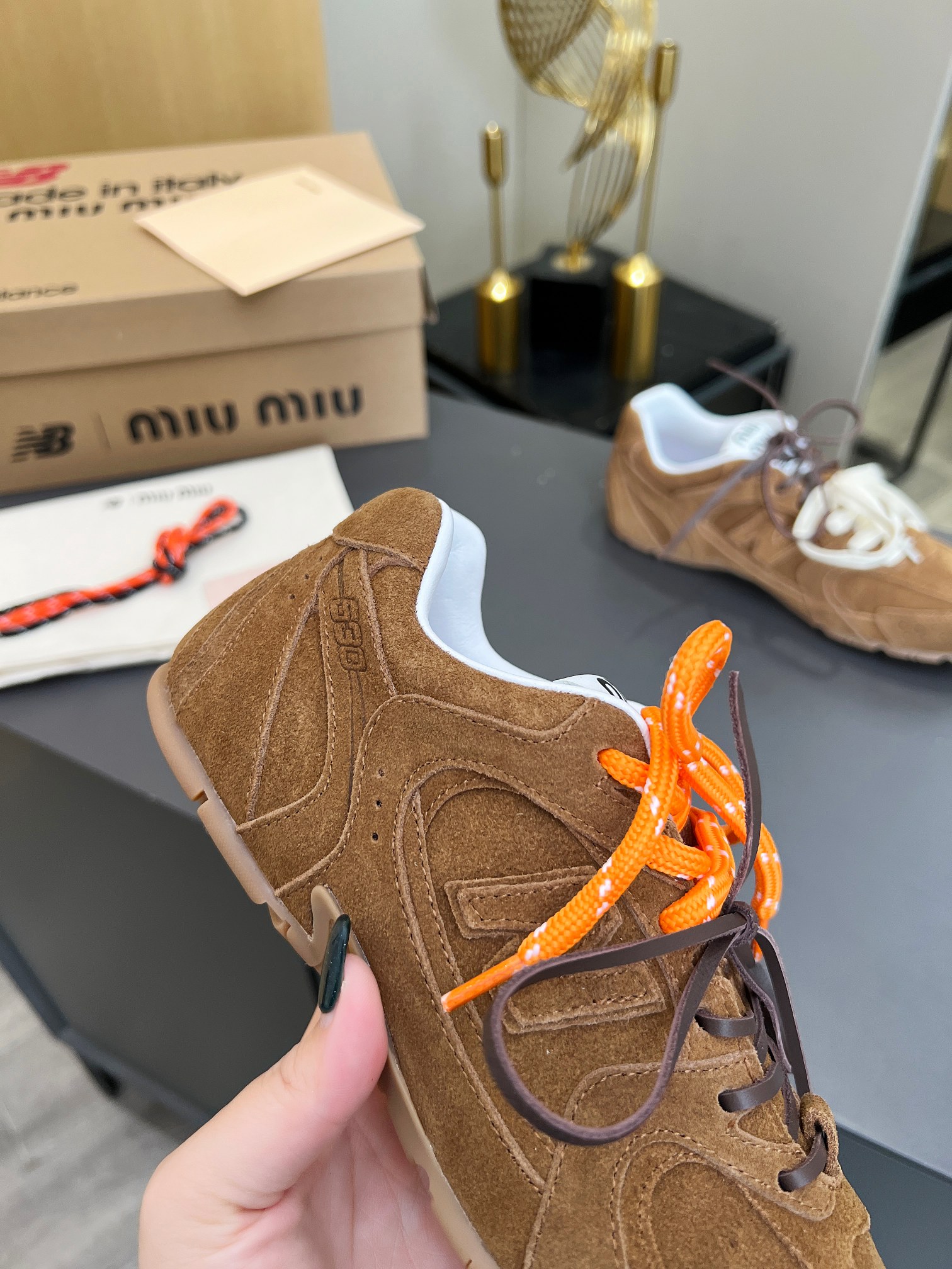 Miu Miu x New Balance 530 Suede Sneakers - Stylish & Comfortable 7 a1711454662425 8432